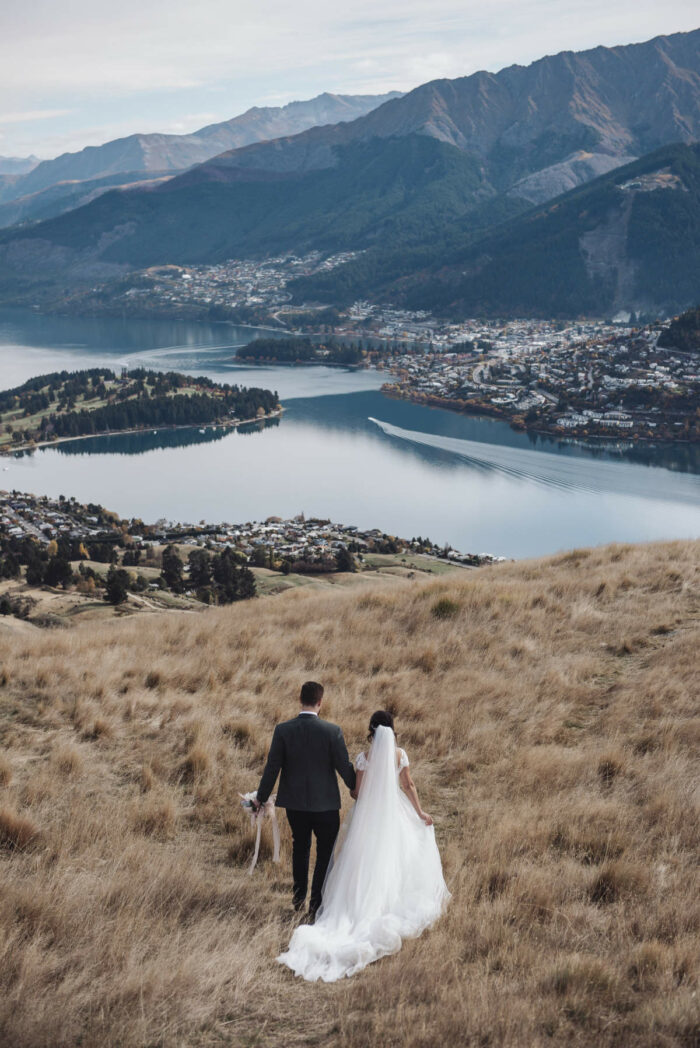 Crystal and Brian's Cecil's Peak Elopement photographed by Fallon Photography