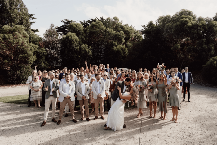 Anna and Chris' Wedding at The Shearing Shed photographed by Claire Davie