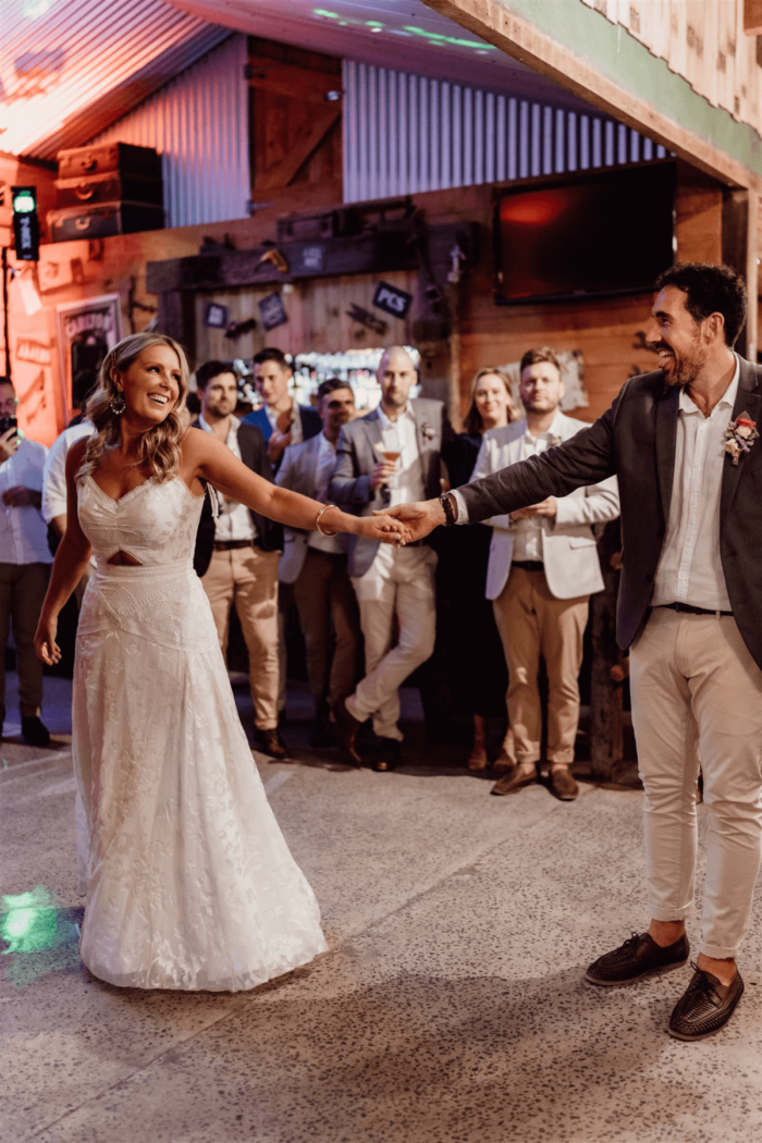 Anna and Chris' Wedding at The Shearing Shed photographed by Claire Davie