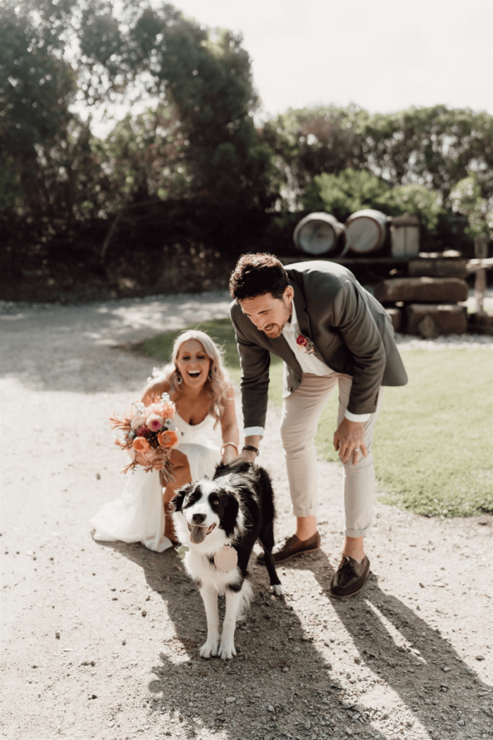 Anna and Chris' Wedding at The Shearing Shed photographed by Claire Davie