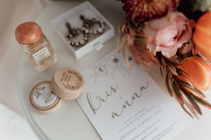 Anna and Chris' Wedding at The Shearing Shed photographed by Claire Davie