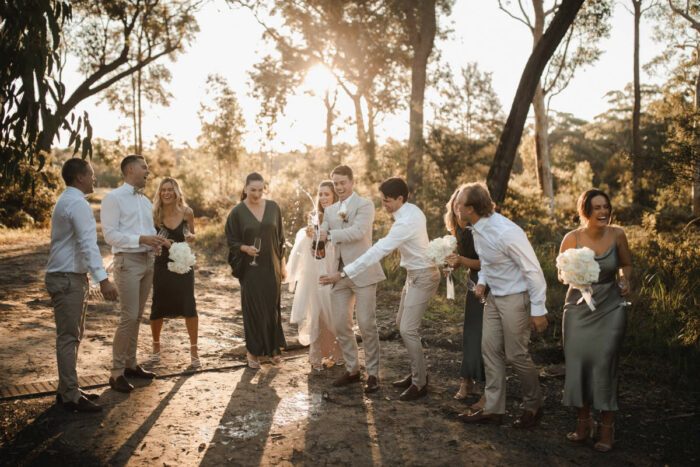 The Woods Estate wedding for Emma and Miles. Photographed by Samuel White