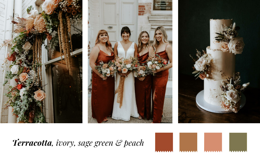 Feeling Peachy: 5 Peach Color Palettes for your Wedding Day