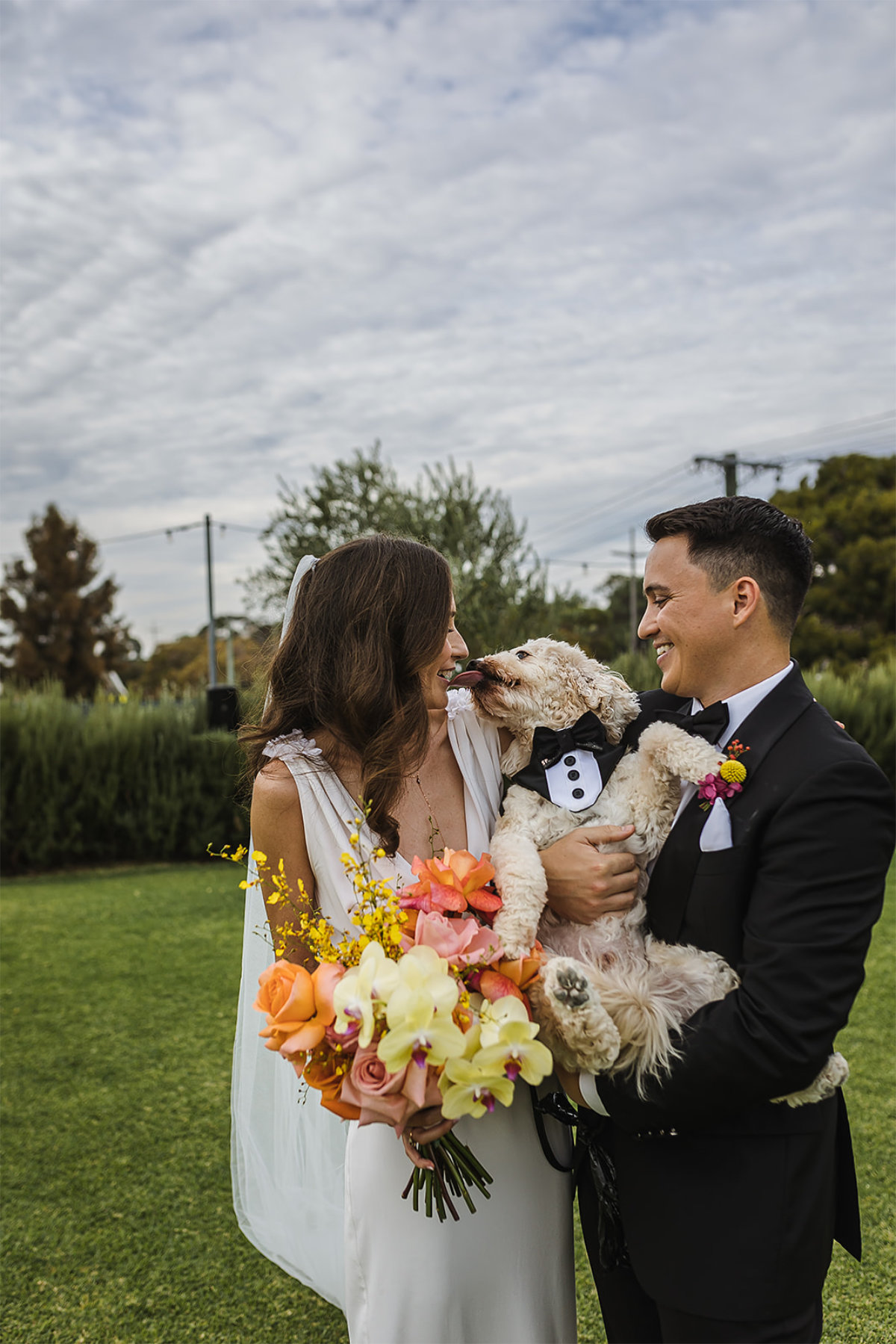 Assembly Yard wedding for Emily and Dann. Photographed by Christopher Millen.