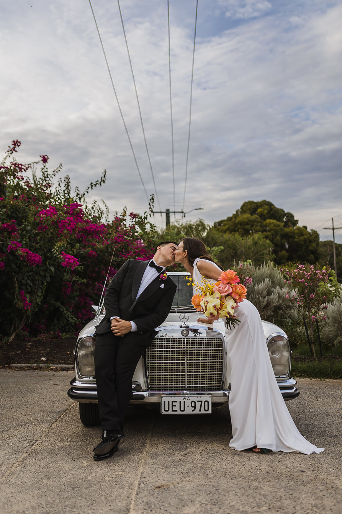 Assembly Yard wedding for Emily and Dann. Photographed by Christopher Millen.