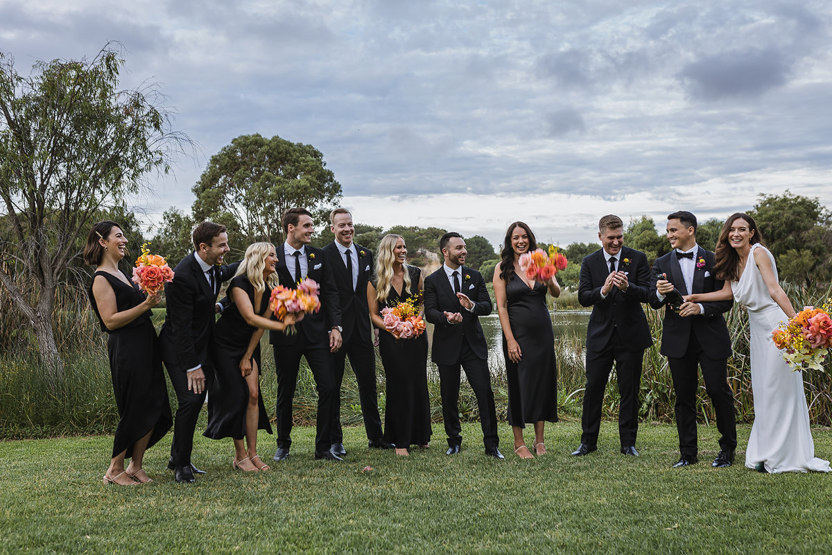 Assembly Yard wedding for Emily and Dann. Photographed by Christopher Millen.