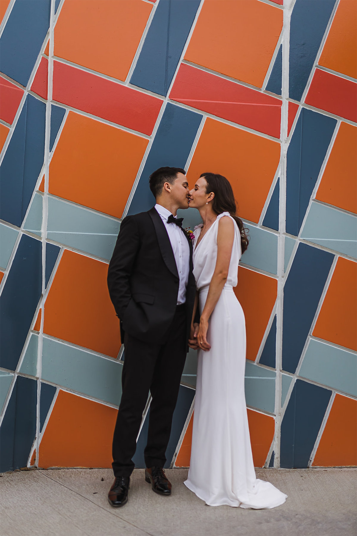 Assembly Yard wedding for Emily and Dann. Photographed by Christopher Millen.