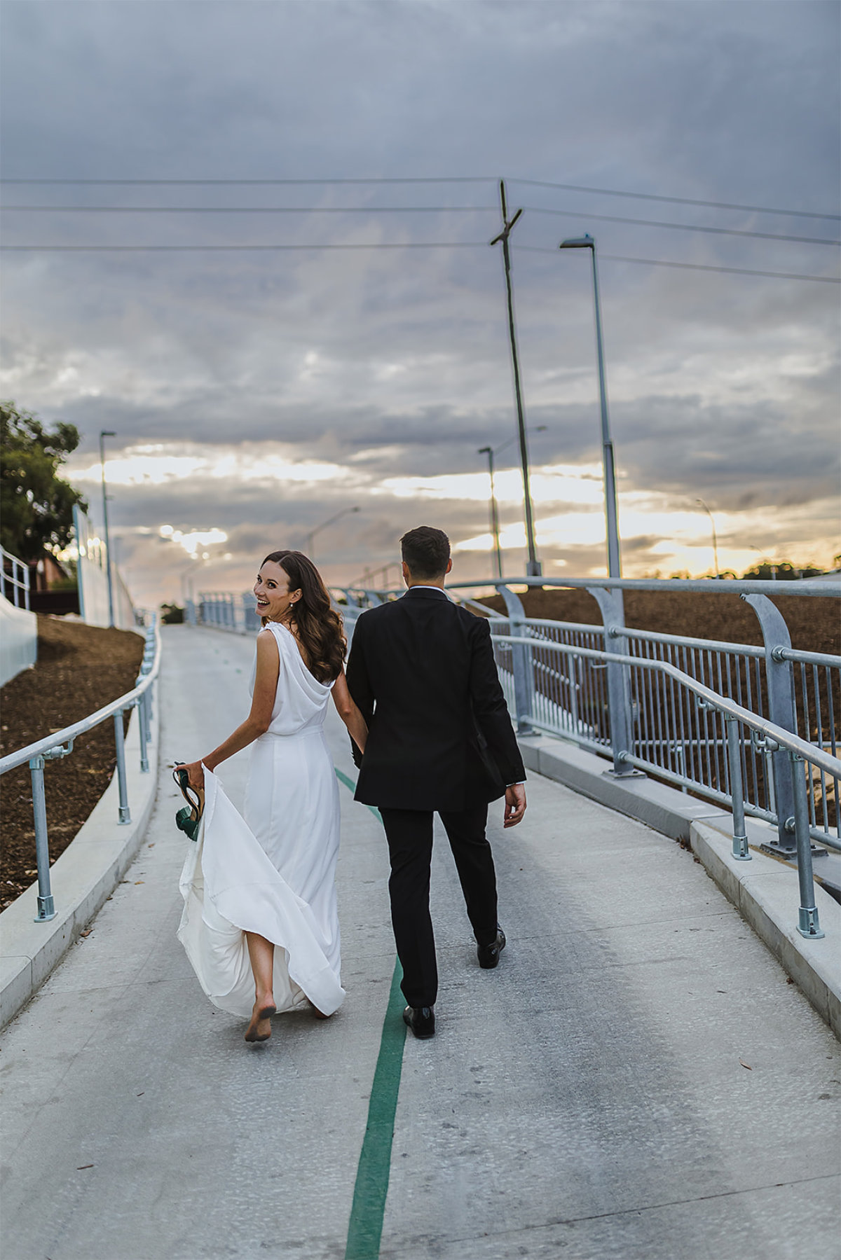 Assembly Yard wedding for Emily and Dann. Photographed by Christopher Millen.