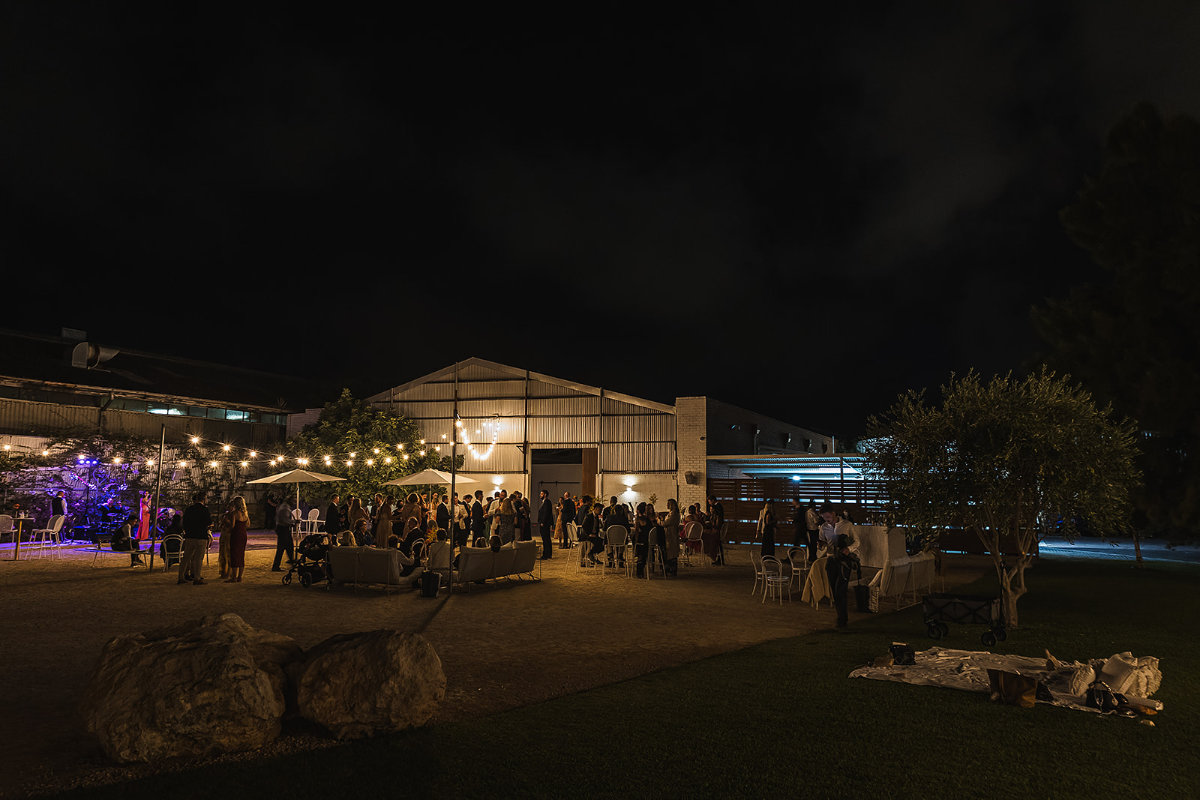 Assembly Yard wedding for Emily and Dann. Photographed by Christopher Millen.