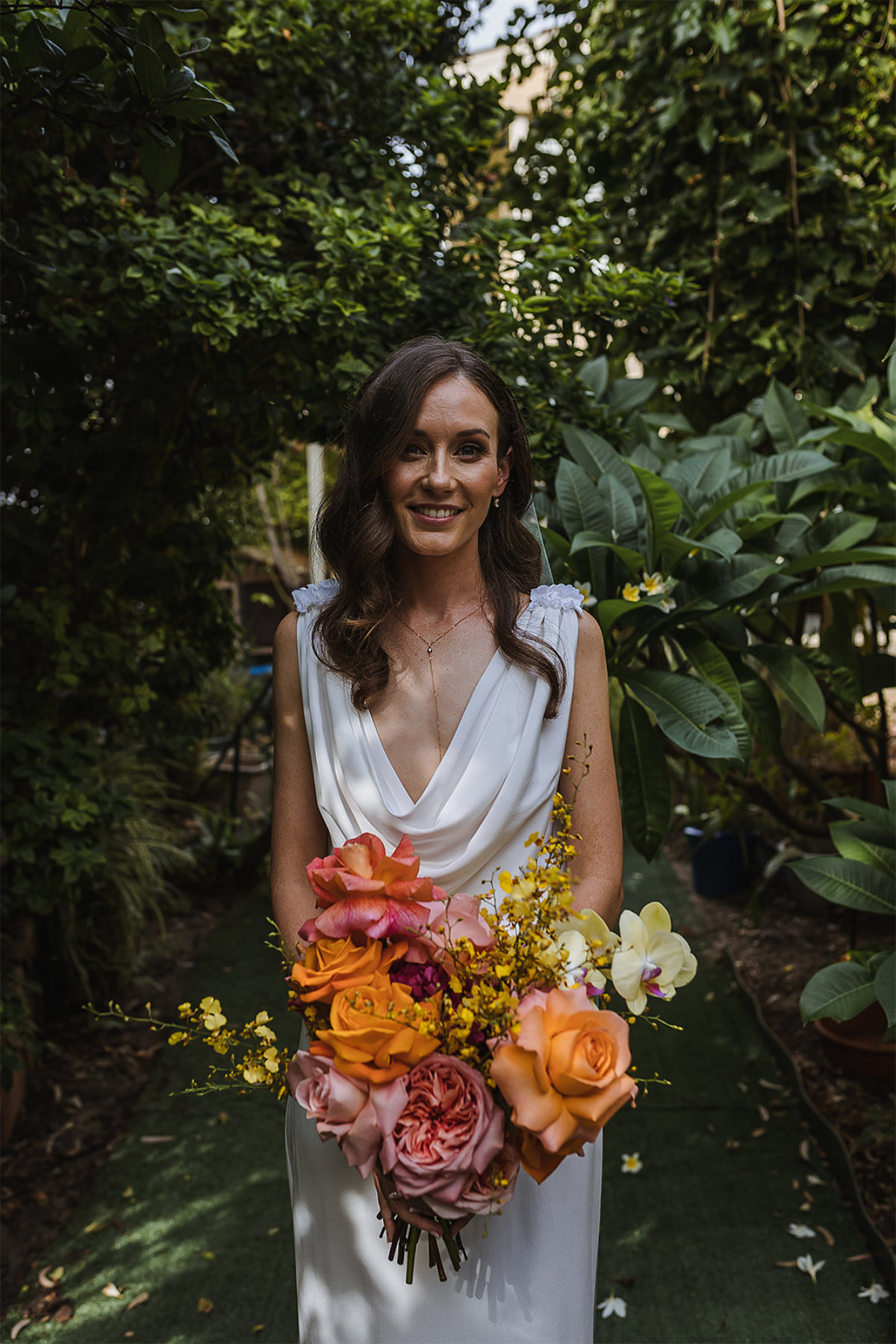 Assembly Yard wedding for Emily and Dann. Photographed by Christopher Millen.