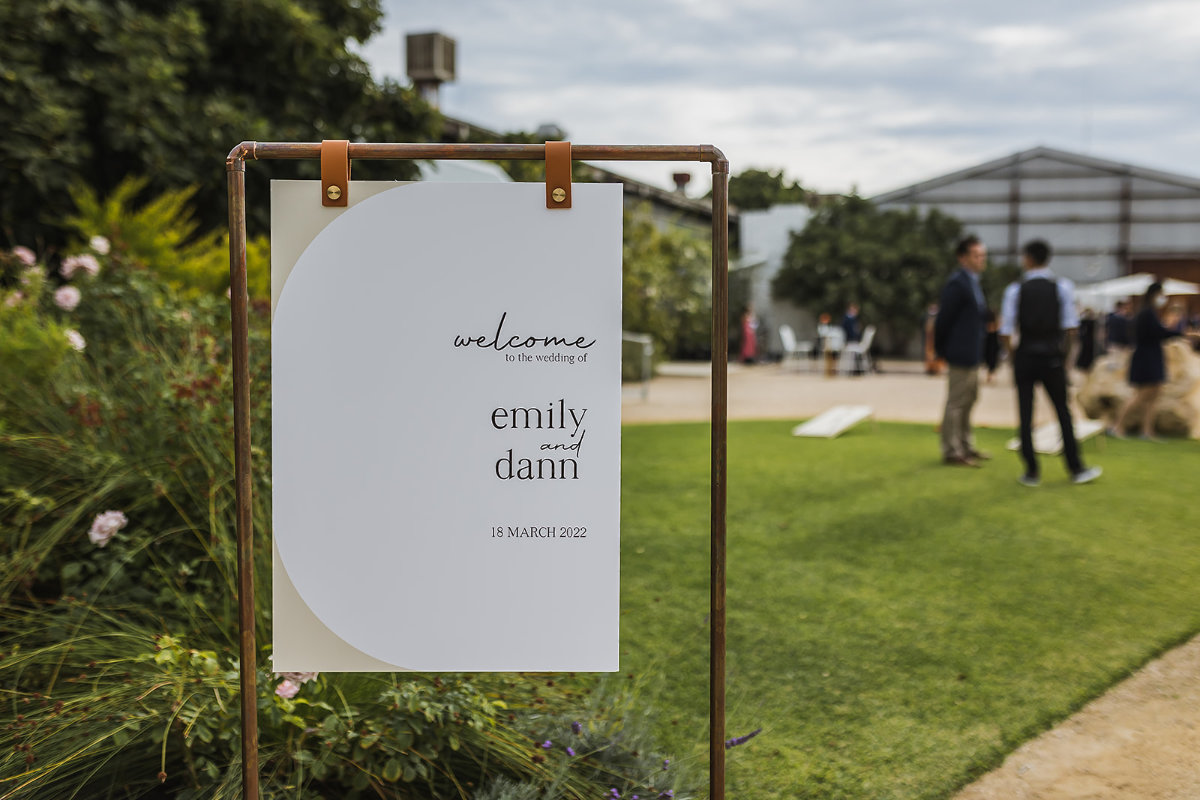 Assembly Yard wedding for Emily and Dann. Photographed by Christopher Millen.