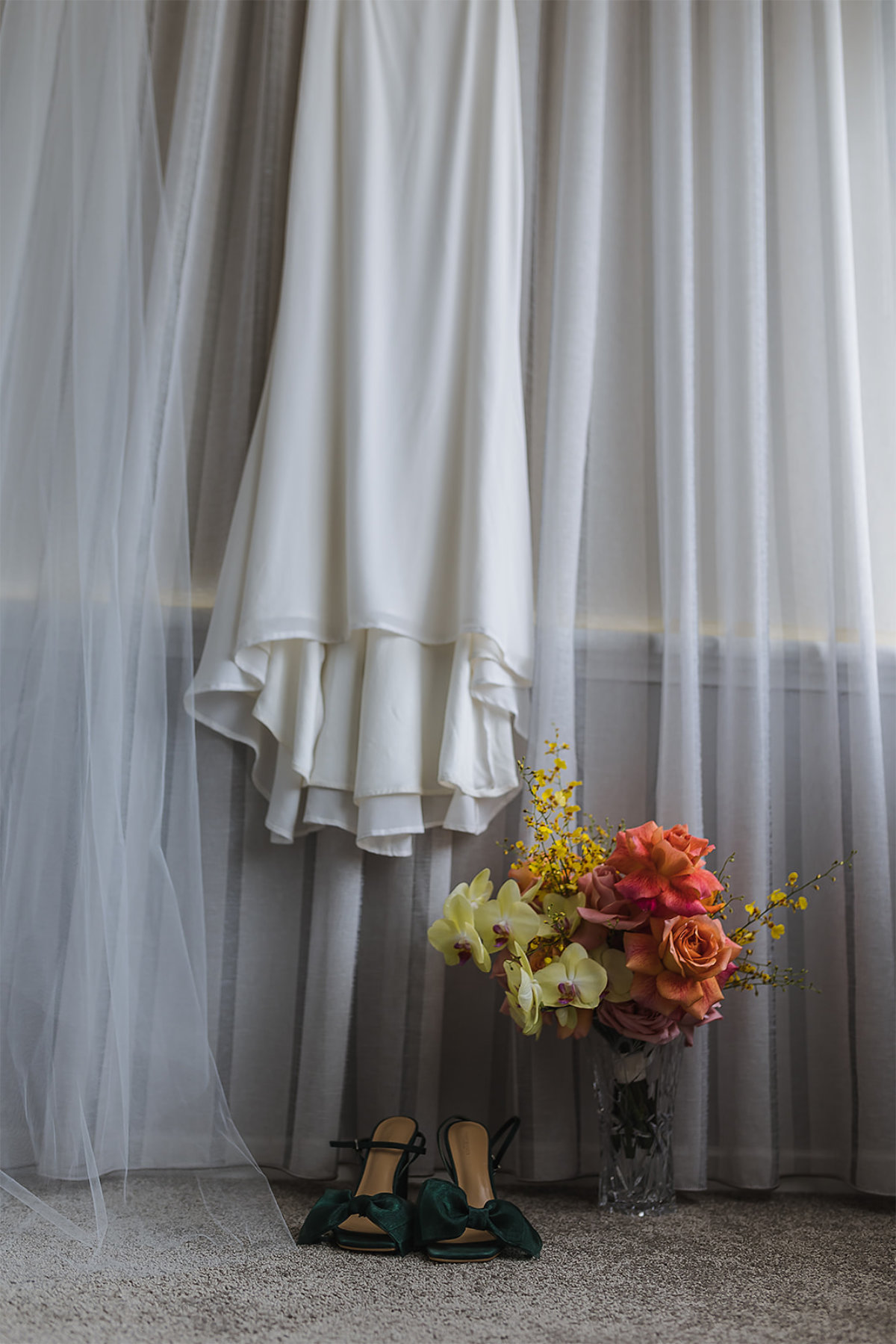 Assembly Yard wedding for Emily and Dann. Photographed by Christopher Millen.