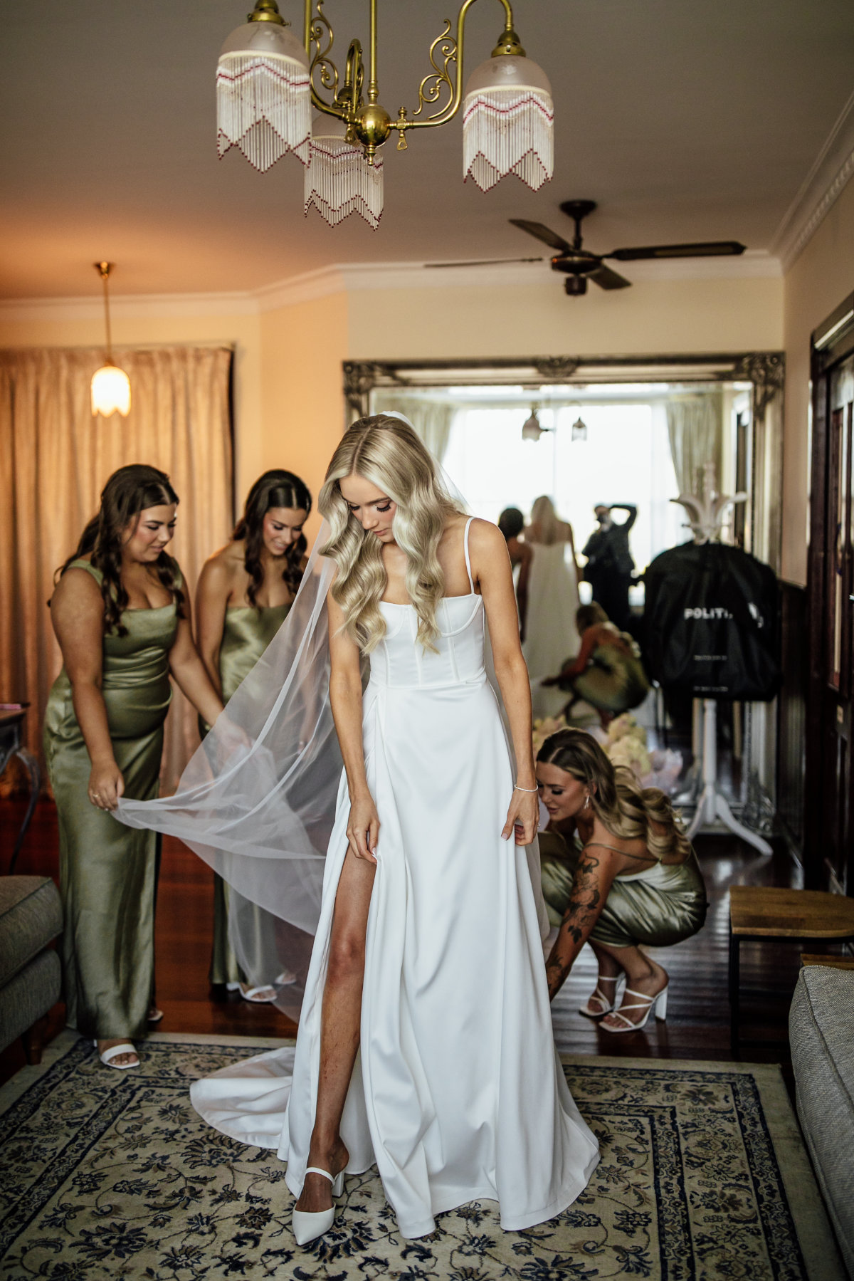 Liz Barnes Photography. Wedding dress shopping. 