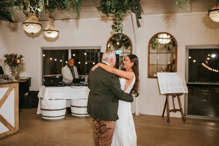 Dads at weddings: The father-daughter dance.