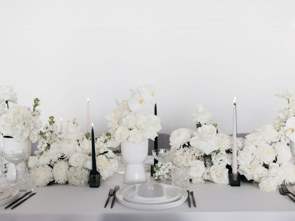 Wedding styling trends to watch in 2023, modern minimalist wedding styling