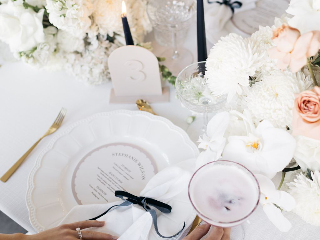 Wedding styling trends to watch in 2023, modern minimalist wedding styling