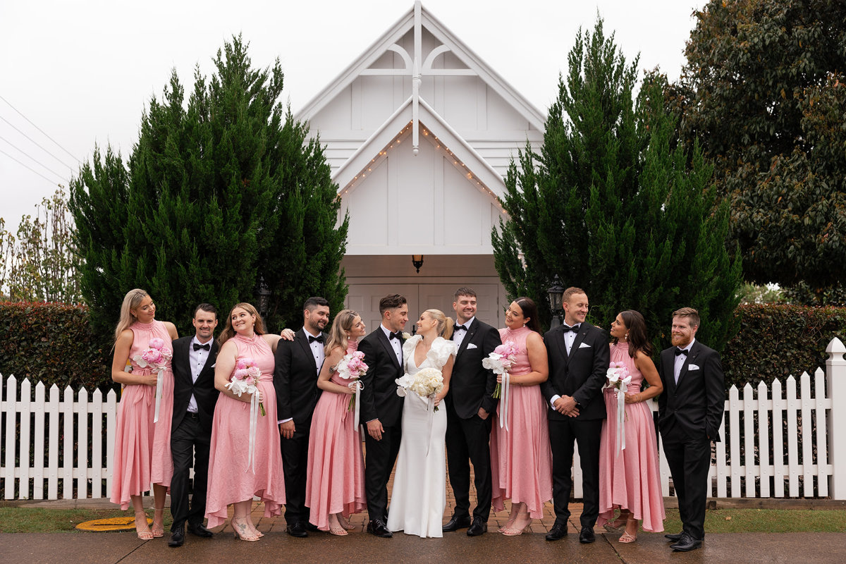 Keili and Zach's White Chapel Kalbar wedding captured by Figtree Pictures
