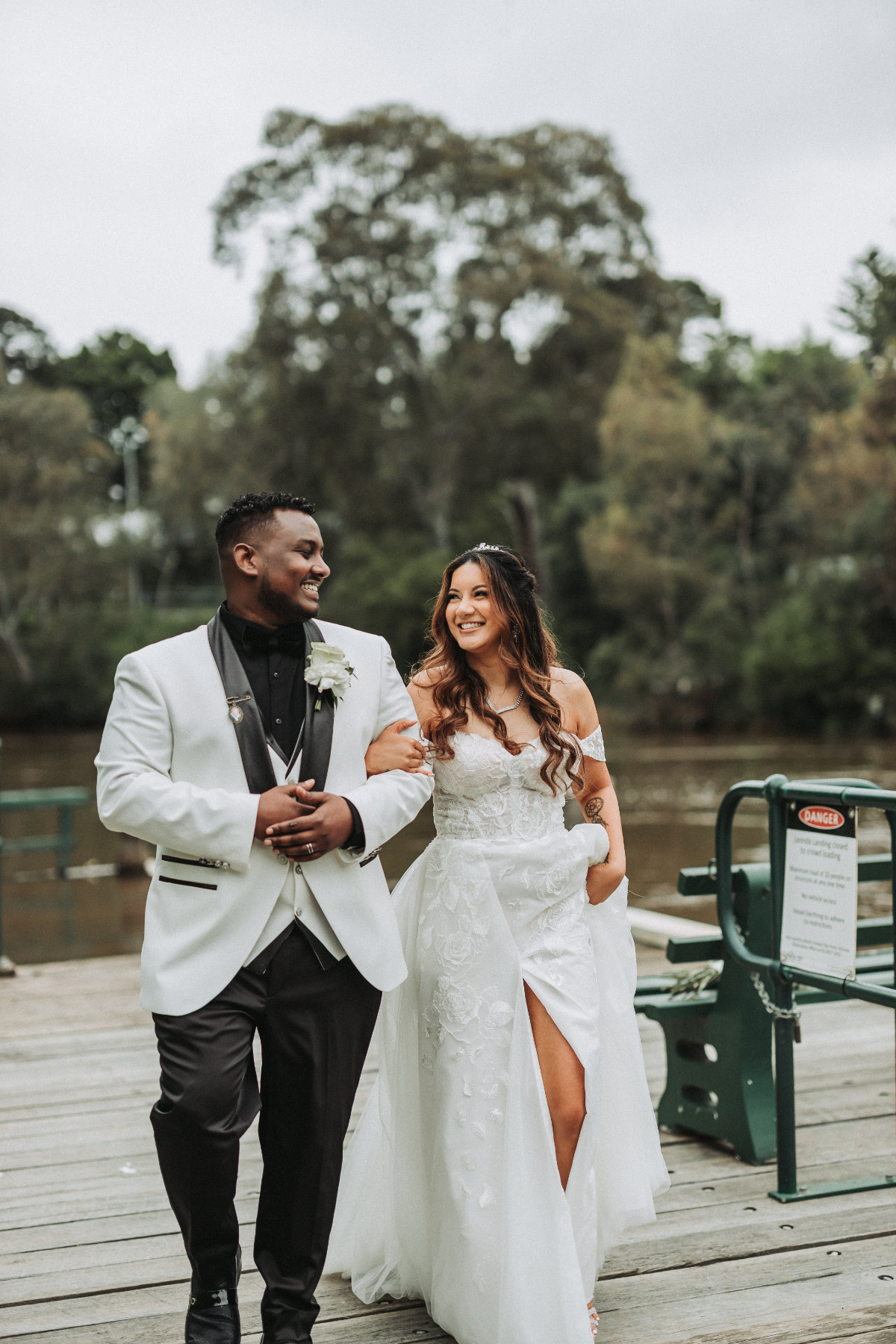 Cindy and Abdi's beautiful Leonda by the Yarra wedding photographed by Fame Park Studios