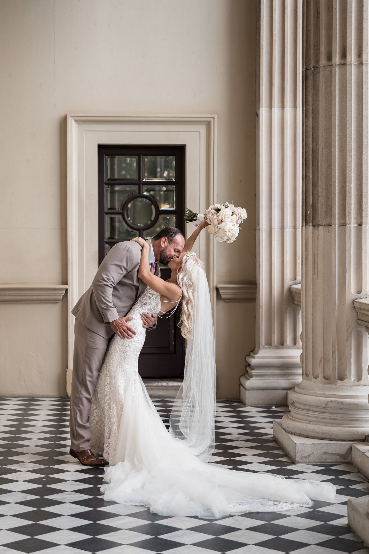 Bec and Andrew's Customs House Brisbane wedding photographed by Evernew Studio