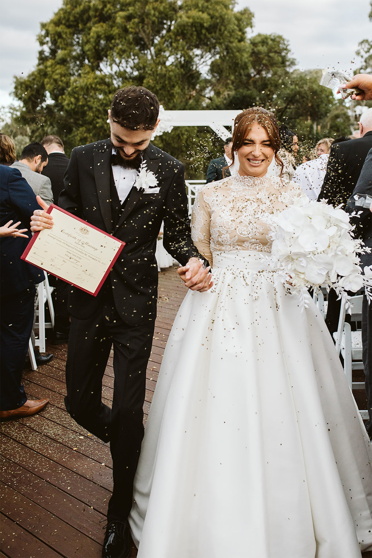 Eliza and Ahmet's Bramleigh Estate wedding captured by Belle Martin Photography