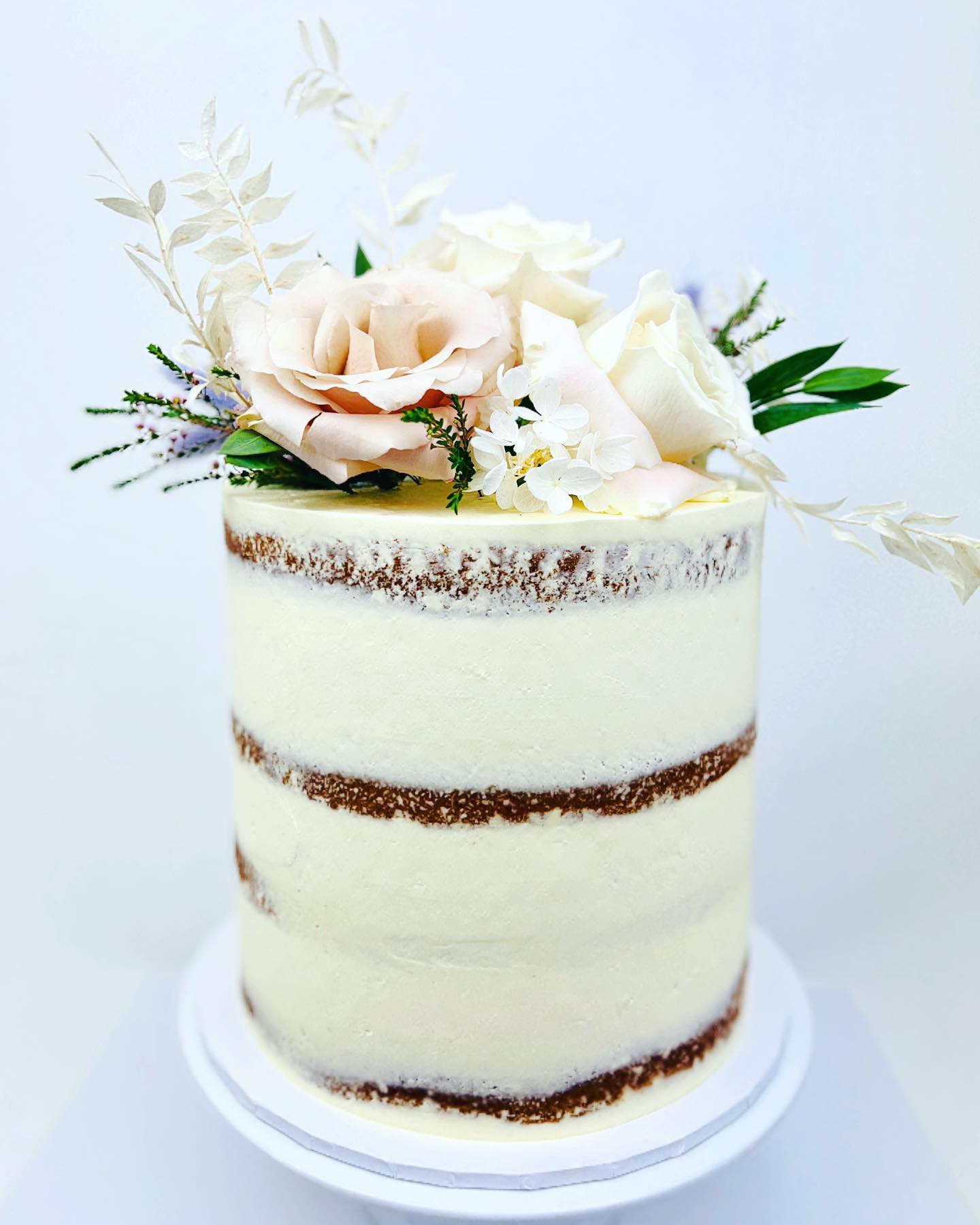 Wedding cake trends we're loving rustic semi naked cakes