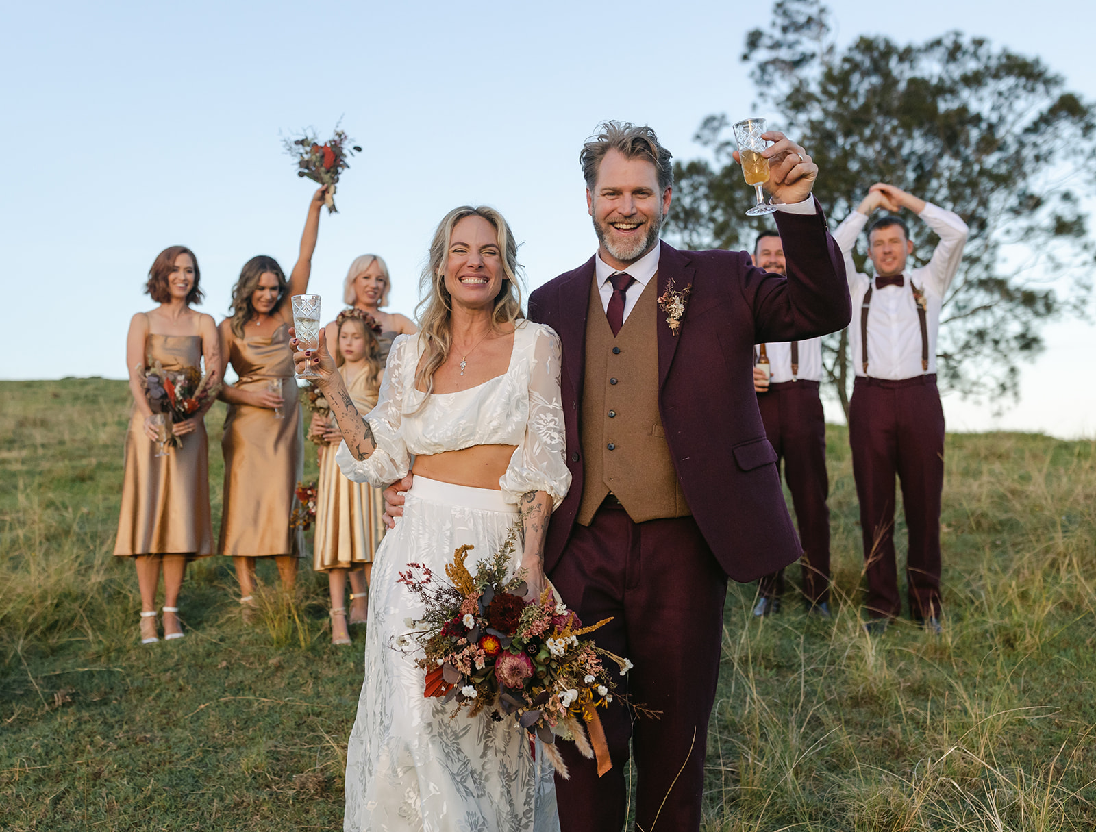 Amy and Daz' Pioneer Country wedding photographed by Beck Roochi