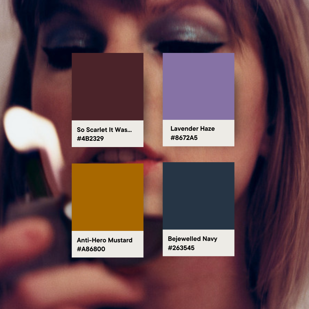 Midnights Colour Palette | Taylor Swift Wedding Guide