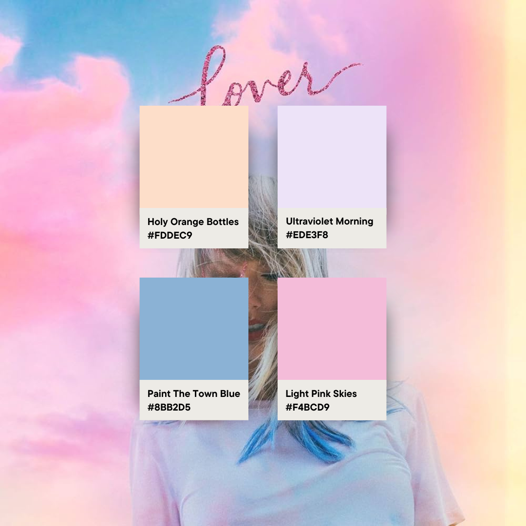 Evermore Colour Palette | Taylor Swift Wedding Guide