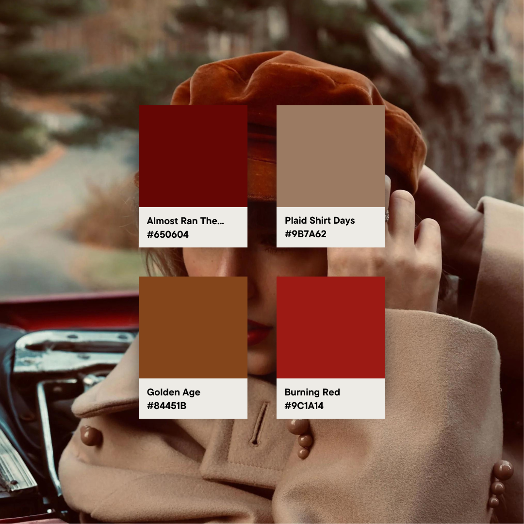 Red Colour Palette | Taylor Swift Wedding Guide