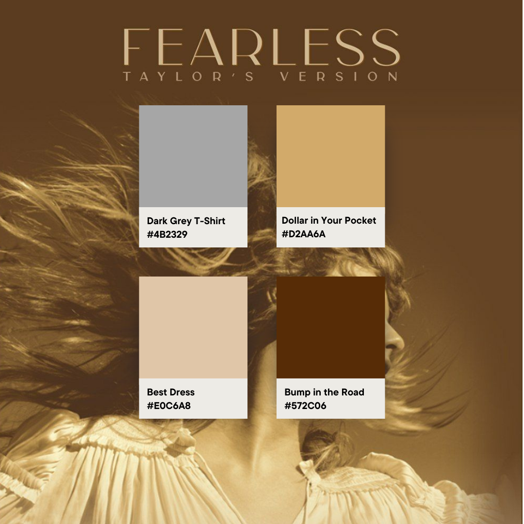 Fearless Colour Palette | Taylor Swift Wedding Guide