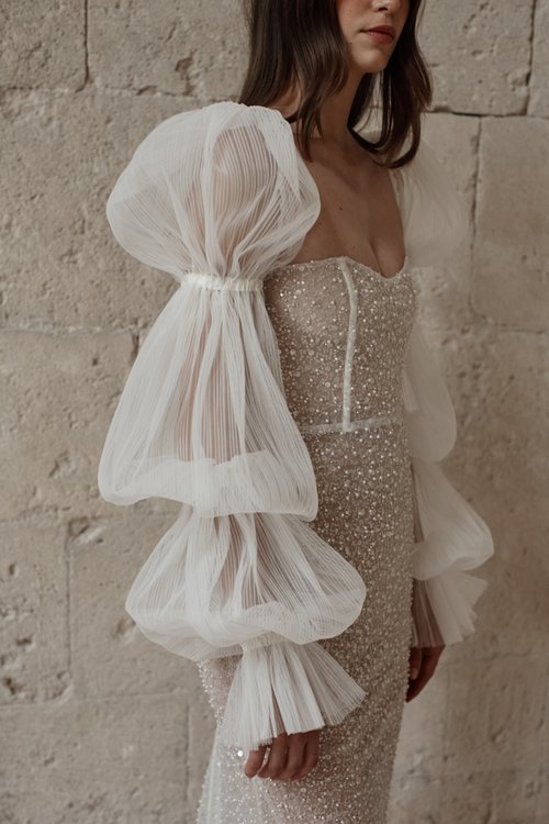 Christie Nicole Stella Dress Long Sleeved Wedding Gown