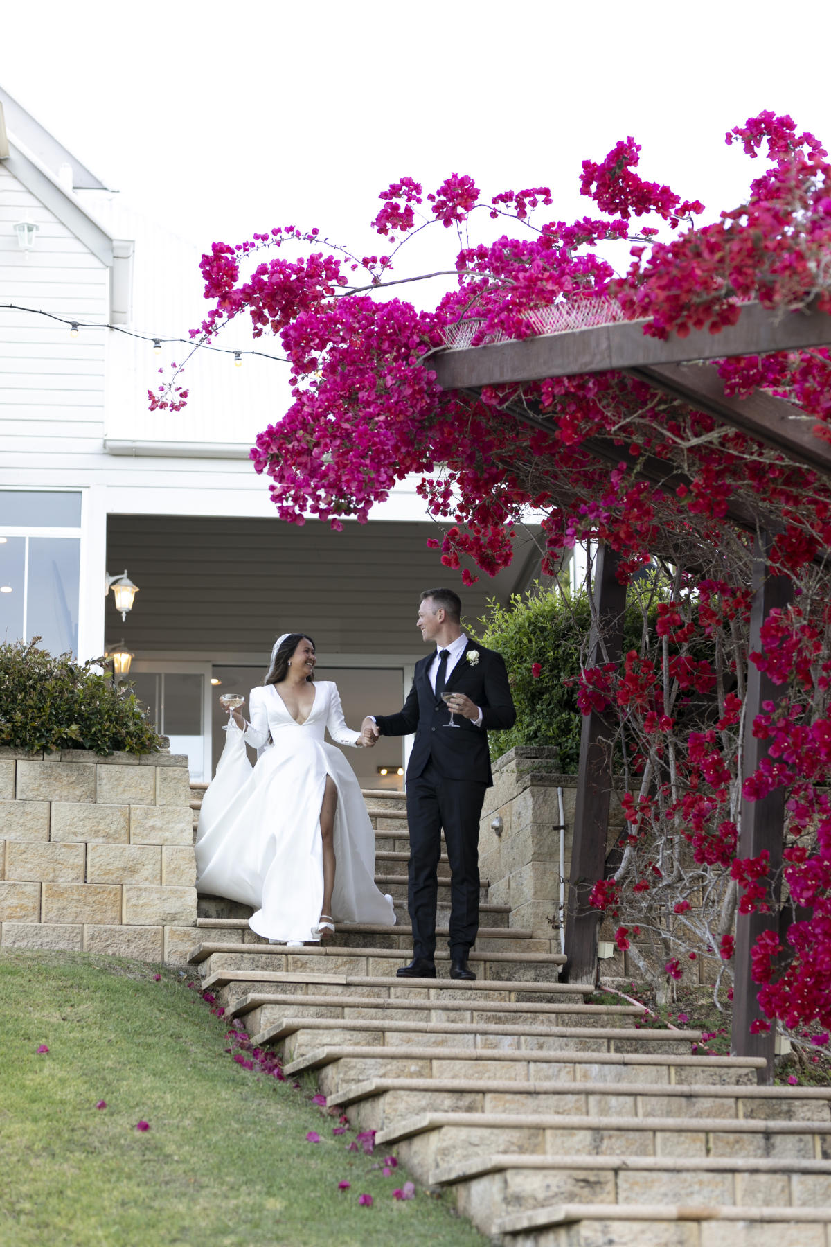 Som and Thomas' wedding at Maleny Manor photographed by Blumenthal Photography