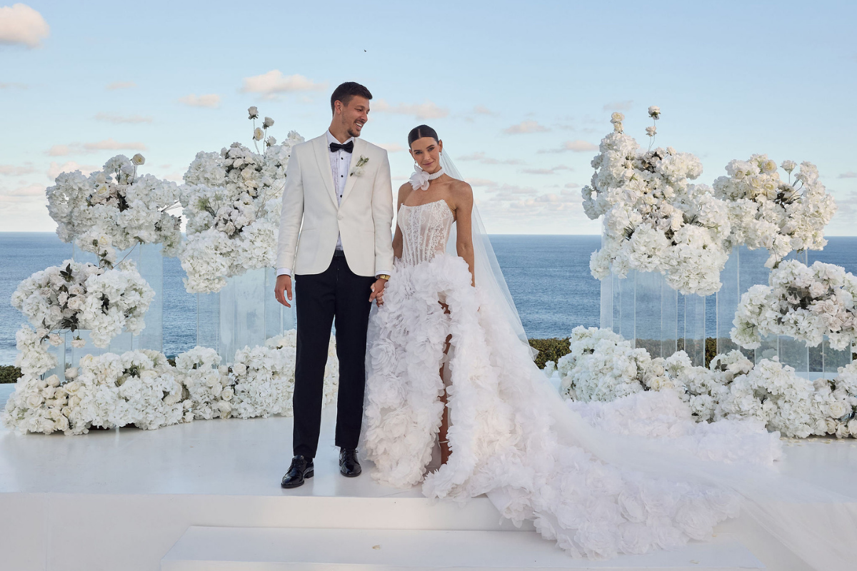 Popular wedding colour palettes of 2026 Britt Hockley marries Ben Siegrist in Bali. Changing surname? Who knows