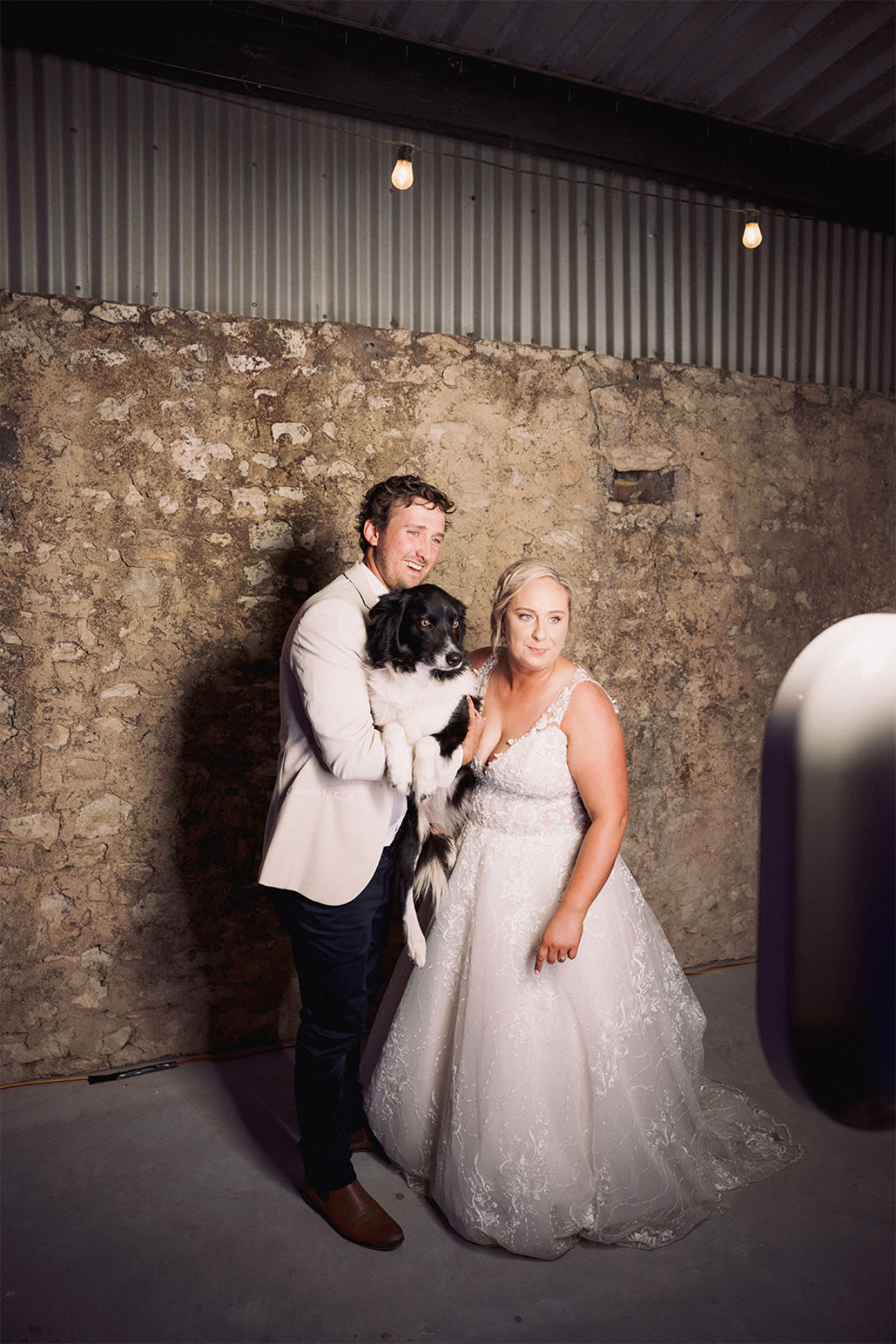 Planning a pet-friendly wedding Cassandra and Zeth's rustic Villa Vineyard wedding